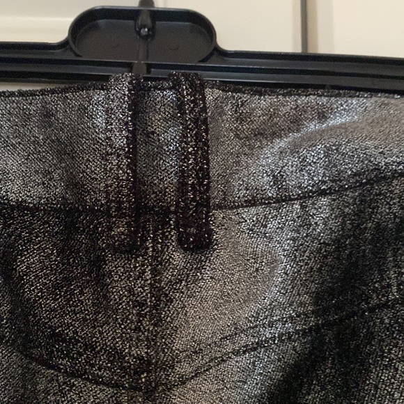 SHARON WAUCHOB SILVER METALIC SHINY PANTS SIZE 44. - Picture 6 of 16